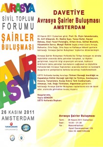 Avrasya Sairler Bulusmasi Amsterdam